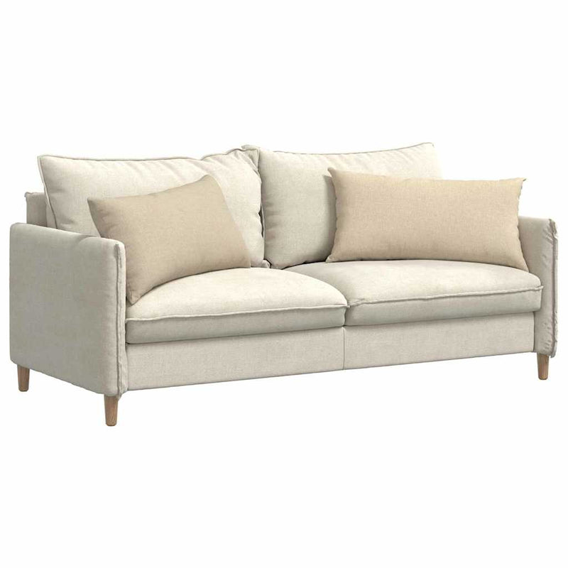 Chargez l'image dans la visionneuse de la galerie, Vidaxl sofa kussens 2 pcs crème 80 x 40 cm stof