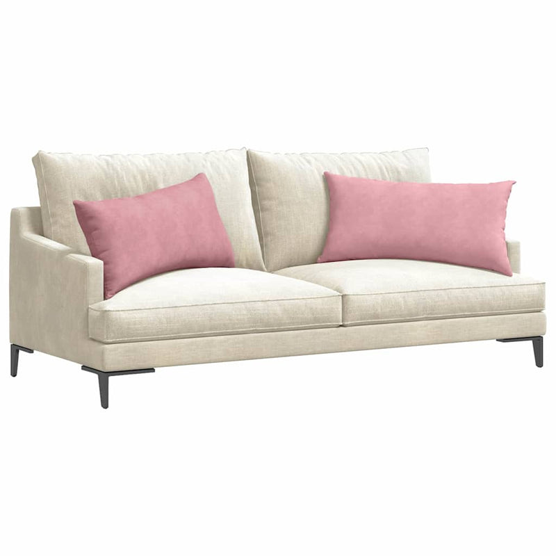 Chargez l'image dans la visionneuse de la galerie, Vidaxl sofa kussens 2 stuks roze 80 x 40 cm cordstof