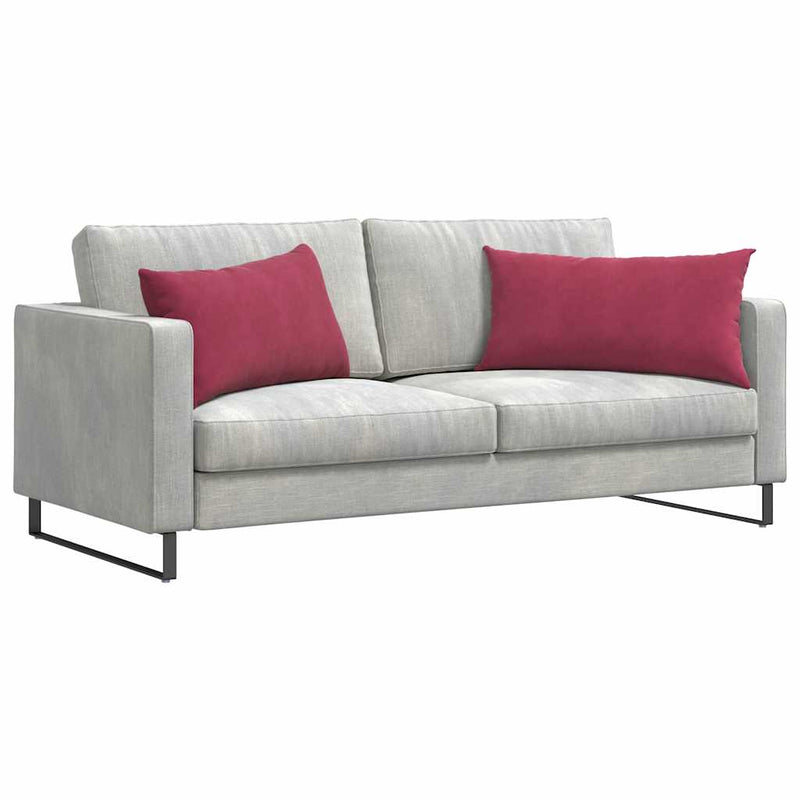 Chargez l'image dans la visionneuse de la galerie, Vidaxl sofa kussens 2 stuks wijnrood 80 x 40 cm cordstof