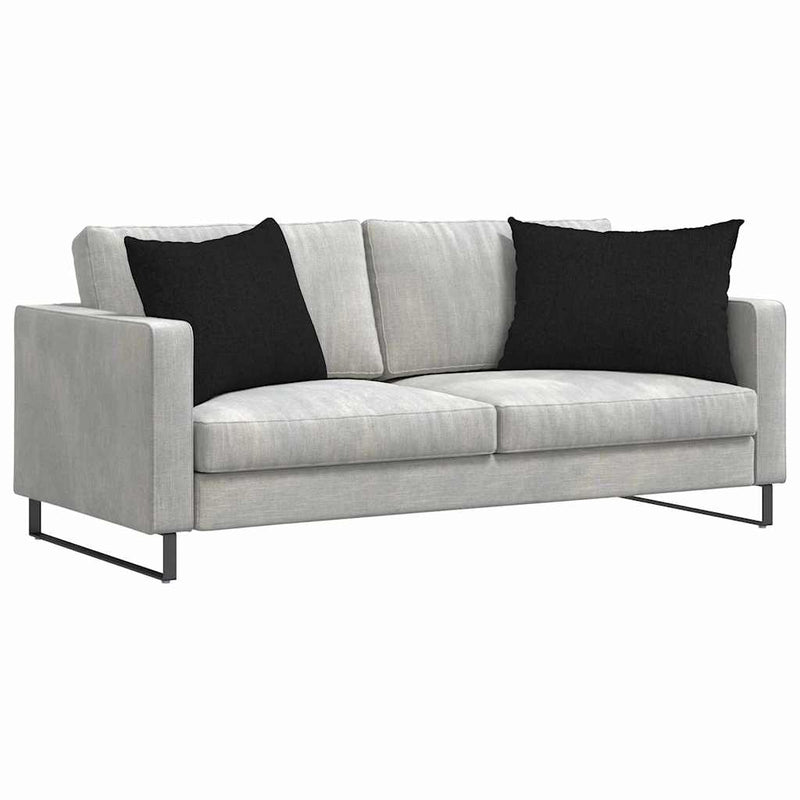 Chargez l'image dans la visionneuse de la galerie, Vidaxl sofa kussens 2 pcs zwart 70 x 50 cm stof