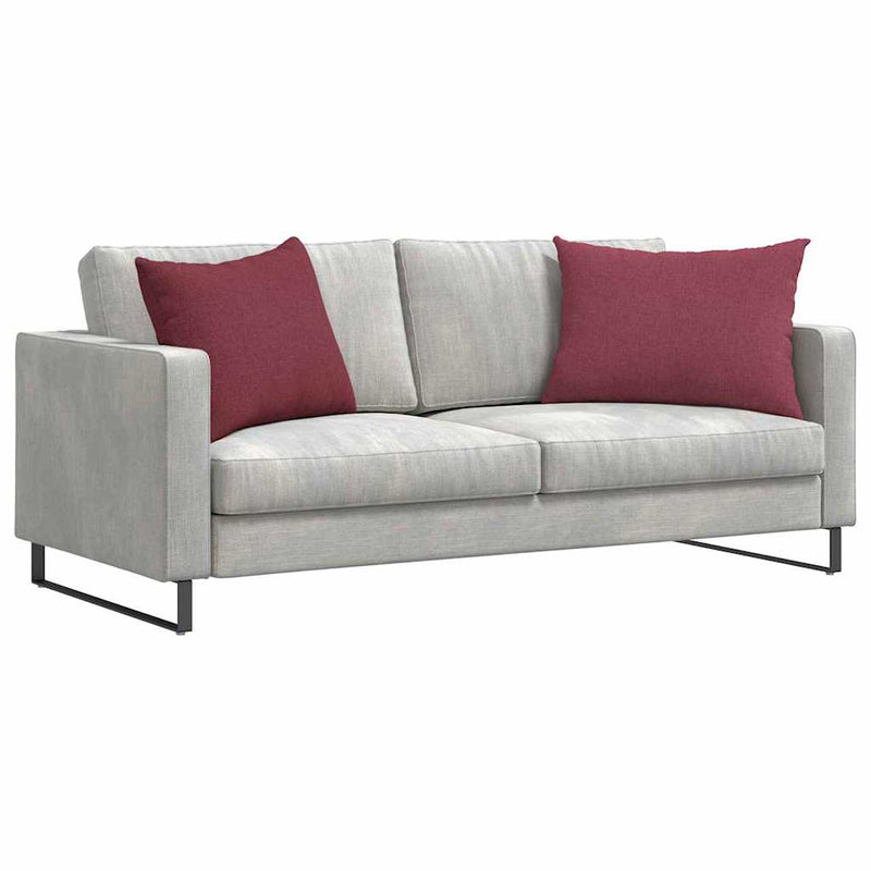 Afbeelding laden in galerijviewer, Vidaxl sofa kussens 2 pcs wijnrood 70 x 50 cm stof