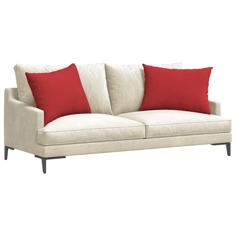 Afbeelding laden in galerijviewer, Vidaxl sofa kussens 2 pcs rood 70 x 50 cm stof