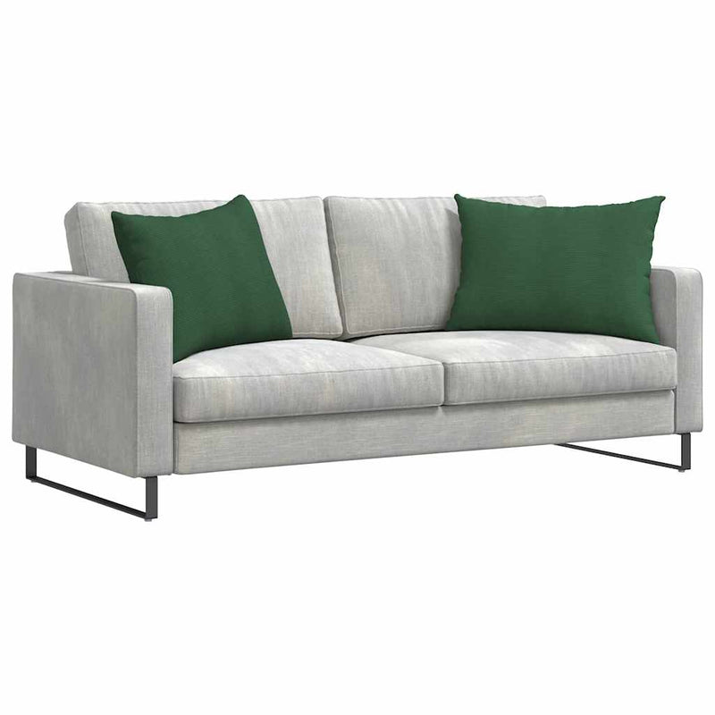 Afbeelding laden in galerijviewer, Vidaxl sofa kussens 2 stuks donkergroen 70 x 50 cm cordstof