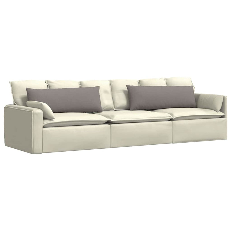 ギャラリービューアに画像をロードする, Vidaxl sofa kussens 2 pcs taupe 120 x 40 cm stof