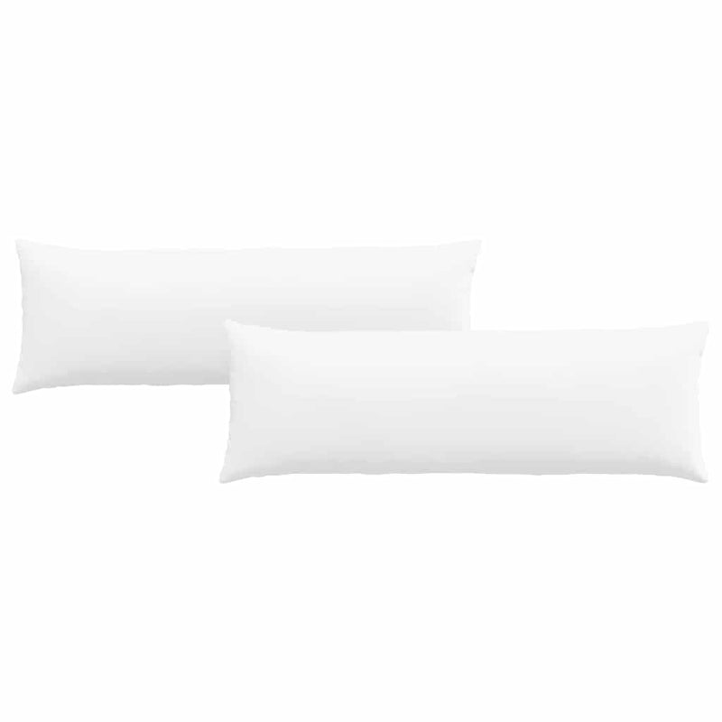 ギャラリービューアに画像をロードする, Vidaxl sofa kussens 2 pcs wit 120 x 40 cm stof