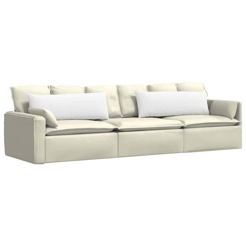 ギャラリービューアに画像をロードする, Vidaxl sofa kussens 2 pcs wit 120 x 40 cm stof