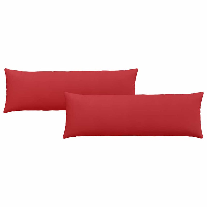 Chargez l'image dans la visionneuse de la galerie, Vidaxl sofa kussens 2 pcs rood 120 x 40 cm stof