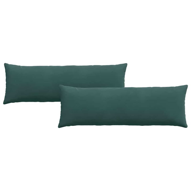 ギャラリービューアに画像をロードする, Vidaxl sofa kussens 2 stuks donkergroen 120 x 40 cm cordstof