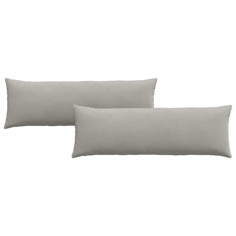 Afbeelding laden in galerijviewer, Vidaxl sofa kussens 2 stuks lichtgrijs 120 x 40 cm stof