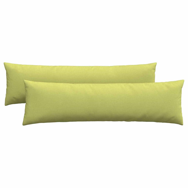 Afbeelding laden in galerijviewer, Vidaxl sofa kussens 2 pcs lichtgroen 145 x 40 cm stof