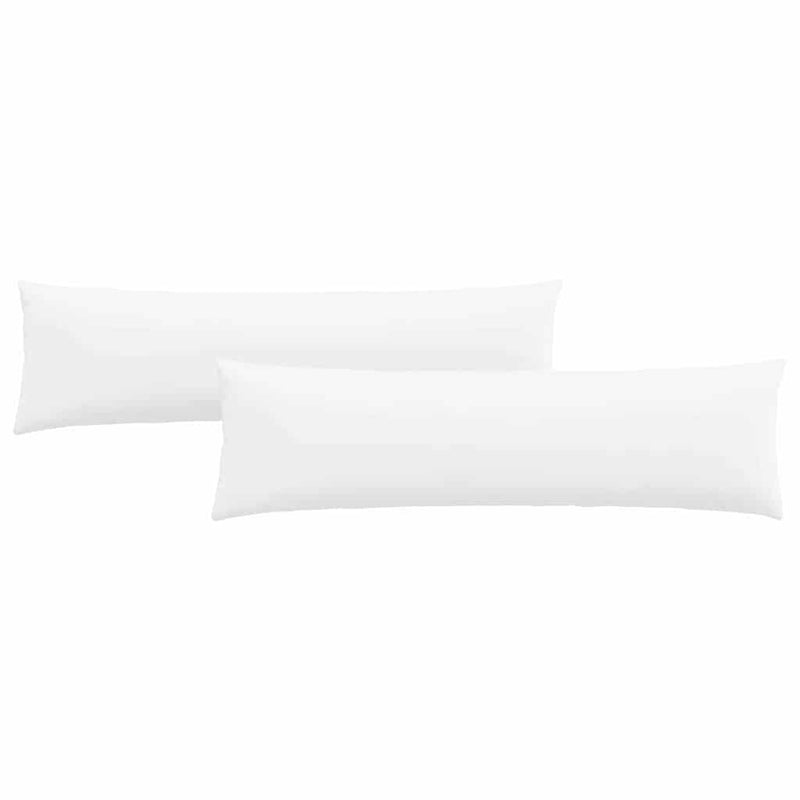 Afbeelding laden in galerijviewer, Vidaxl sofa kussens 2 pcs wit 145 x 40 cm stof