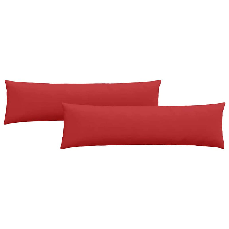 Chargez l'image dans la visionneuse de la galerie, Vidaxl sofa kussens 2 pcs rood 145 x 40 cm stof