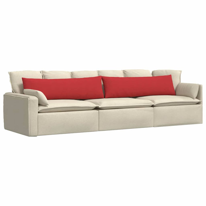 Chargez l'image dans la visionneuse de la galerie, Vidaxl sofa kussens 2 pcs rood 145 x 40 cm stof