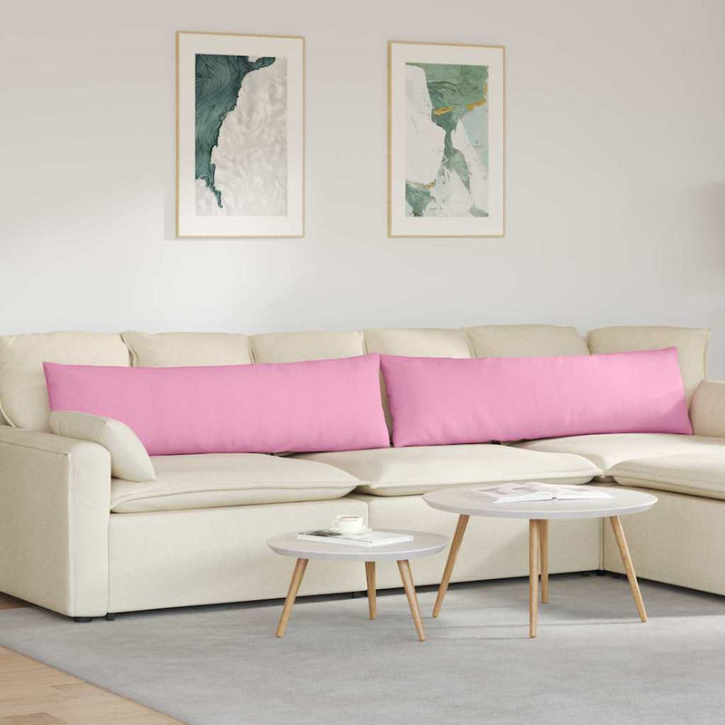 Chargez l'image dans la visionneuse de la galerie, Vidaxl sofa kussens 2 pcs roze 145 x 40 cm stof