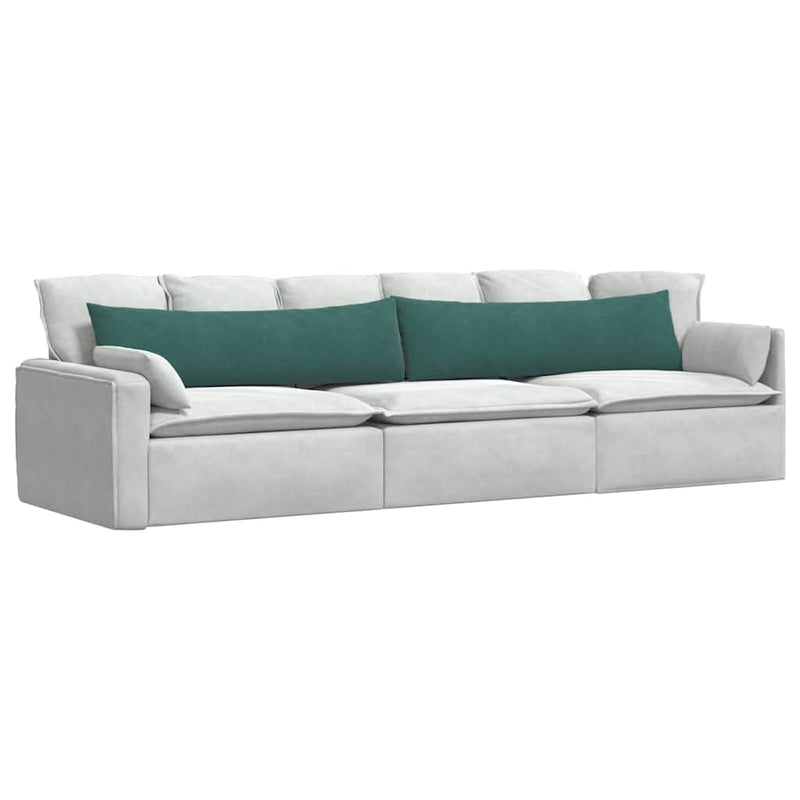 Afbeelding laden in galerijviewer, Vidaxl sofa kussens 2 stuks donkergroen 145 x 40 cm cordstof