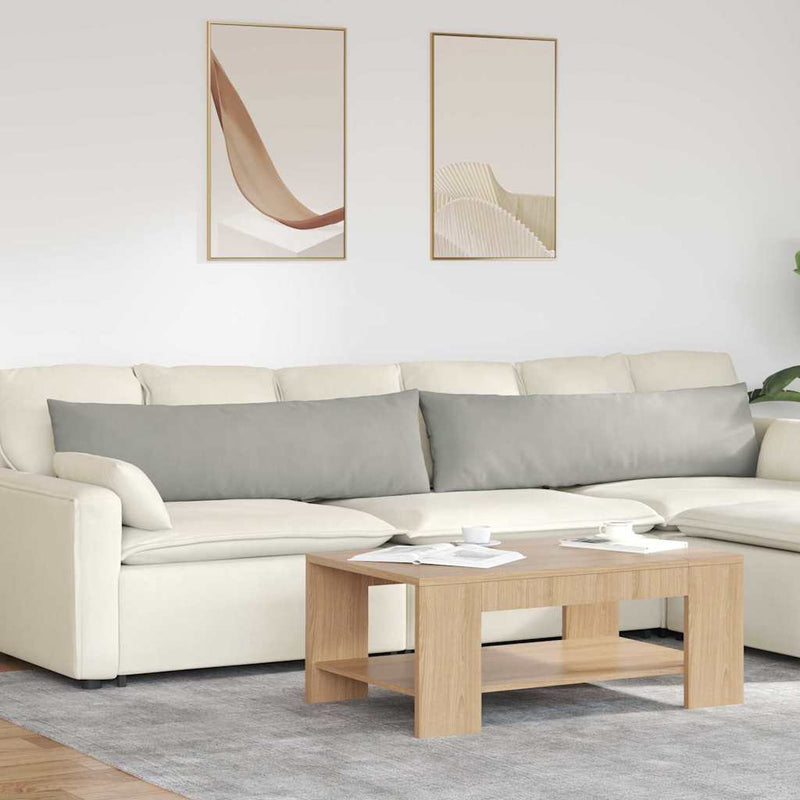 ギャラリービューアに画像をロードする, Vidaxl sofa kussens 2 stuks lichtgrijs 145 x 40 cm stof
