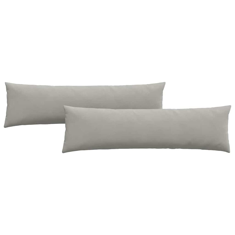 ギャラリービューアに画像をロードする, Vidaxl sofa kussens 2 stuks lichtgrijs 145 x 40 cm stof