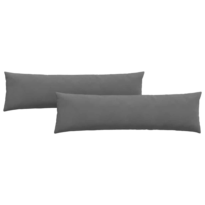ギャラリービューアに画像をロードする, Vidaxl sofa kussens 2 stuks donkergrijs 145 x 40 cm stof
