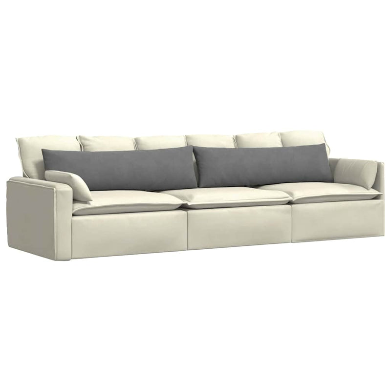 ギャラリービューアに画像をロードする, Vidaxl sofa kussens 2 stuks donkergrijs 145 x 40 cm stof