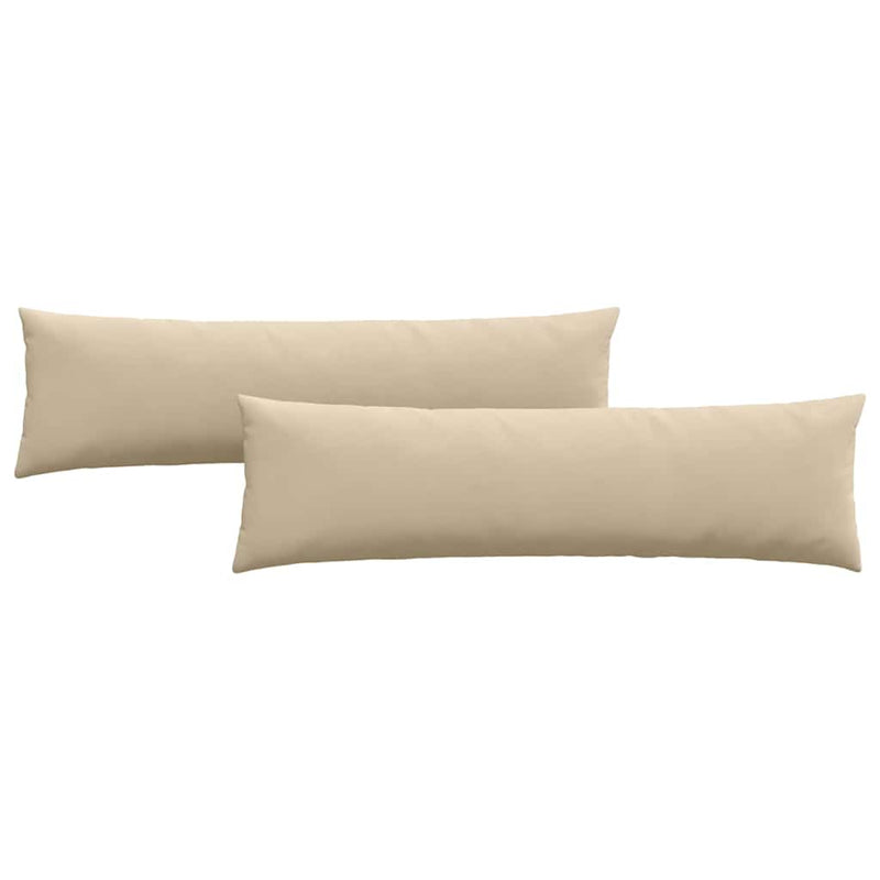 ギャラリービューアに画像をロードする, Vidaxl sofa kussens 2 stuks crème 145 x 40 cm stof