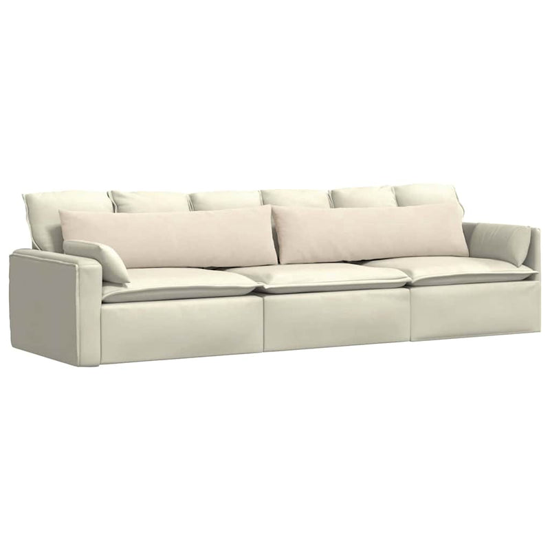 ギャラリービューアに画像をロードする, Vidaxl sofa kussens 2 stuks beige 145 x 40 cm stof