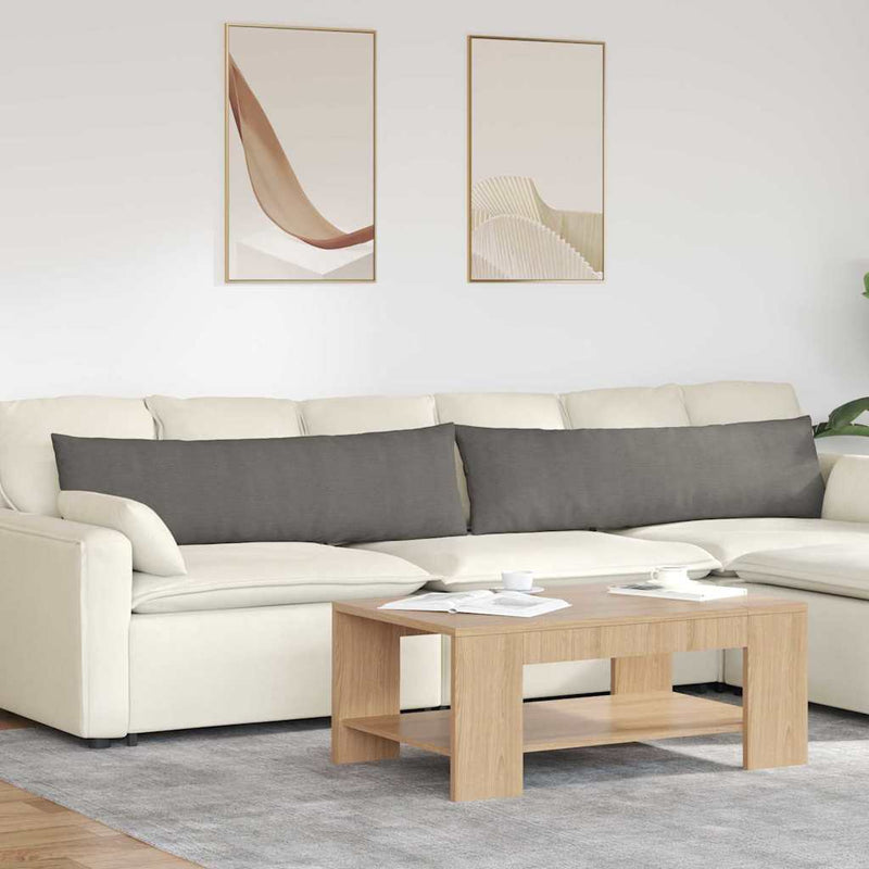 ギャラリービューアに画像をロードする, Vidaxl sofa kussens 2 stuks lichtgrijs 145 x 40 cm cordstof