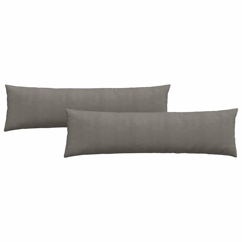 ギャラリービューアに画像をロードする, Vidaxl sofa kussens 2 stuks lichtgrijs 145 x 40 cm cordstof