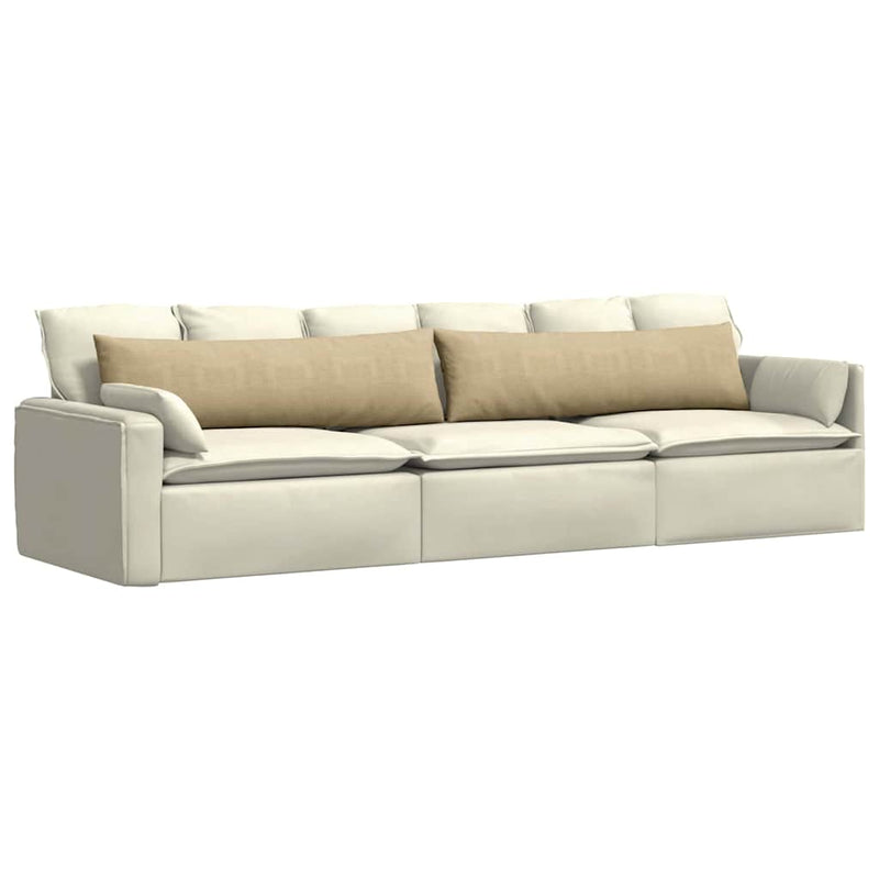 ギャラリービューアに画像をロードする, Vidaxl sofa kussens 2 stuks grijs groen 145 x 40 cm cordstof
