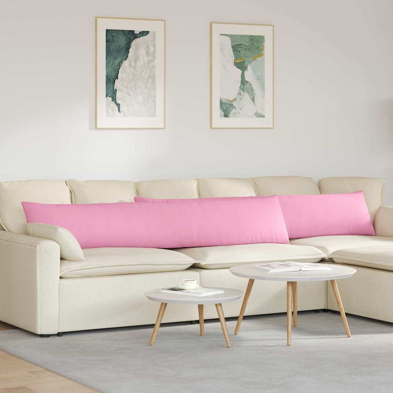 ギャラリービューアに画像をロードする, Vidaxl sofa kussens 2 pcs roze 200 x 40 cm stof