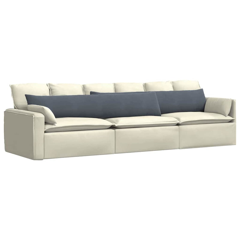 Afbeelding laden in galerijviewer, Vidaxl sofa kussens 2 stuks donkergrijs 200 x 40 cm cordstof