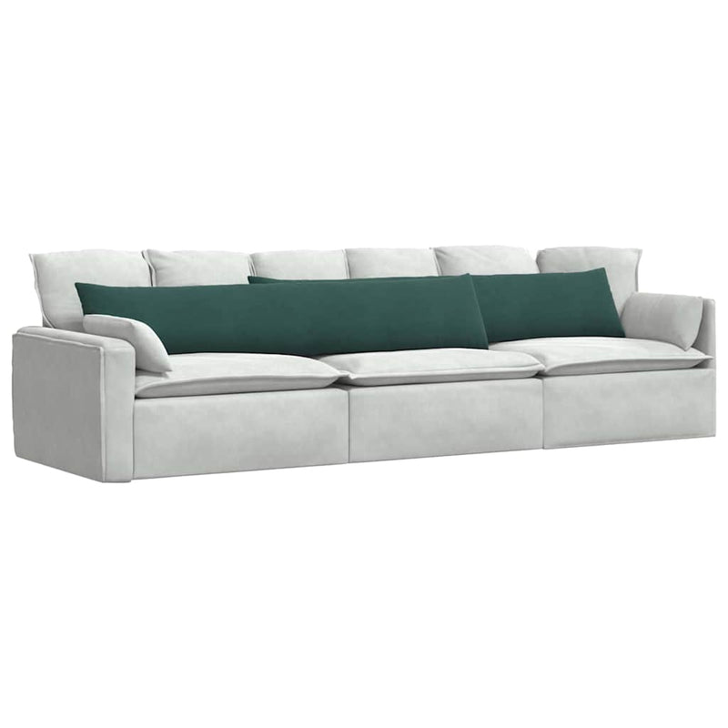 ギャラリービューアに画像をロードする, Vidaxl sofa kussens 2 stuks donkergroen 200 x 40 cm cordstof
