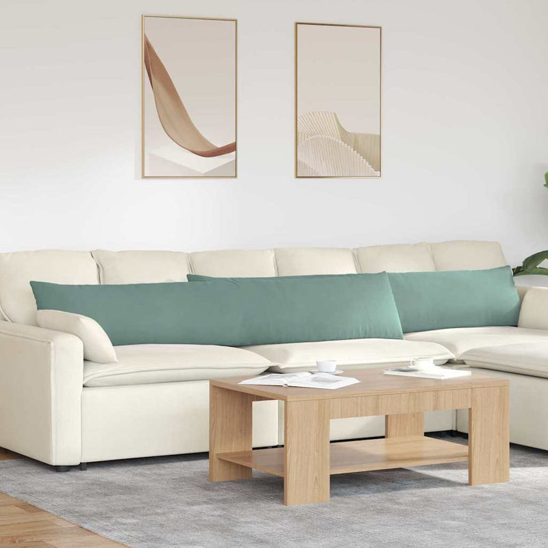 Afbeelding laden in galerijviewer, Vidaxl sofa kussens 2 stuks zeegroen 200 x 40 cm cordstof