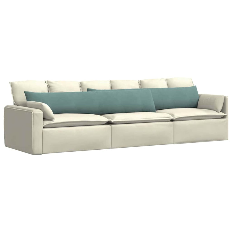 Afbeelding laden in galerijviewer, Vidaxl sofa kussens 2 stuks zeegroen 200 x 40 cm cordstof