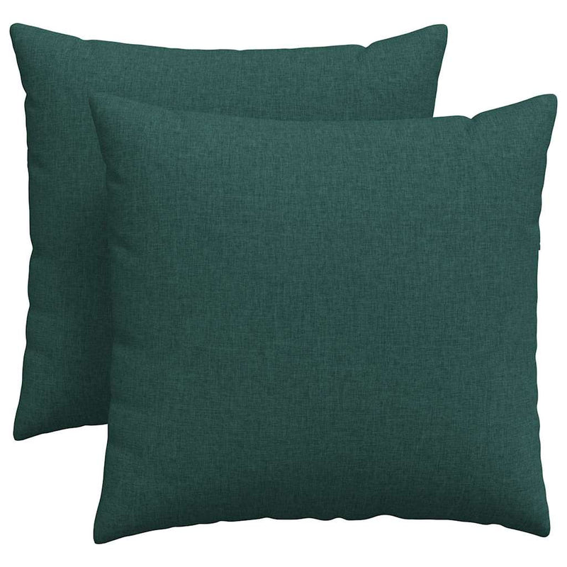 Chargez l'image dans la visionneuse de la galerie, Vidaxl sofa kussens 2 pcs donkergroen 45 x 45 cm stof