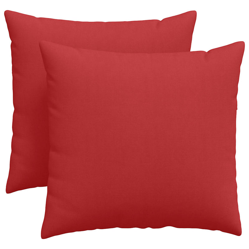 ギャラリービューアに画像をロードする, Vidaxl sofa kussens 2 pcs rood 45 x 45 cm stof