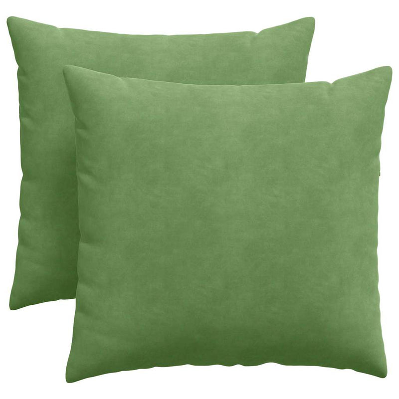ギャラリービューアに画像をロードする, Vidaxl sofa kussens 2 stuks lichtgroen 45 x 45 cm cordstof