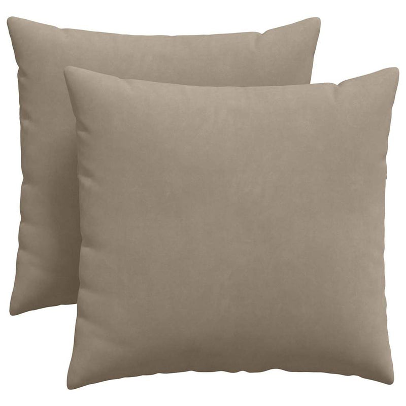 Chargez l'image dans la visionneuse de la galerie, Vidaxl sofa kussens 2 stuks taupe 45 x 45 cm stof