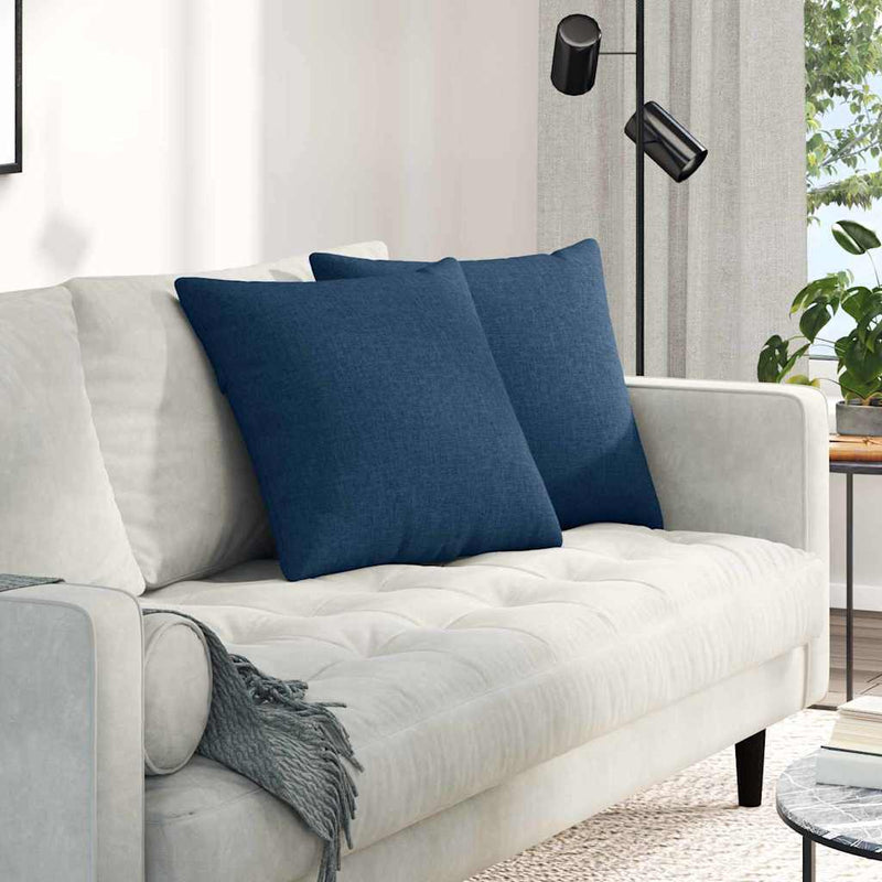 ギャラリービューアに画像をロードする, Vidaxl sofa kussens 2 pcs blauw 50 x 50 cm stof
