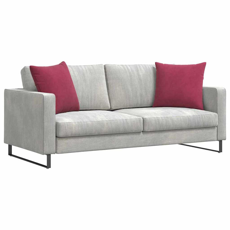 Chargez l'image dans la visionneuse de la galerie, Vidaxl sofa kussens 2 stuks wijnrood 50 x 50 cm cordstof