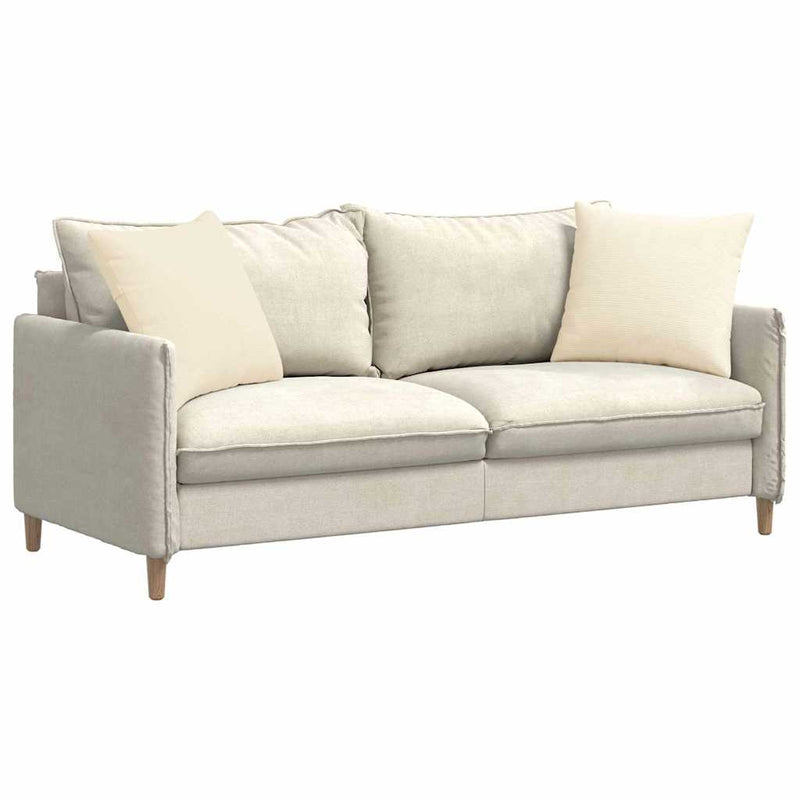 ギャラリービューアに画像をロードする, Vidaxl sofa kussens 2 stuks crème 50 x 50 cm cordstof