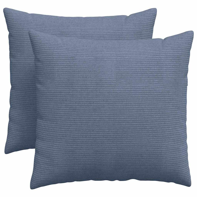 Chargez l'image dans la visionneuse de la galerie, Vidaxl sofa kussens 2 stuks blauw 50 x 50 cm cordstof