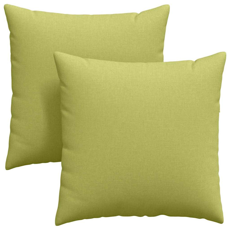 Chargez l'image dans la visionneuse de la galerie, Vidaxl sofa kussens 2 pcs lichtgroen 60 x 60 cm stof
