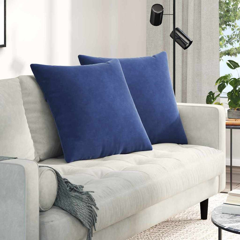 ギャラリービューアに画像をロードする, Vidaxl sofa kussens 2 stuks politieblauw 60 x 60 cm cordstof