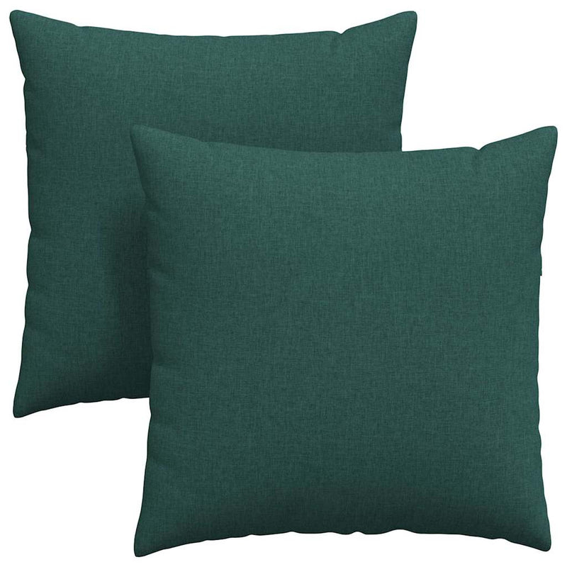ギャラリービューアに画像をロードする, Vidaxl sofa kussens 2 pcs donkergroen 80 x 80 cm stof