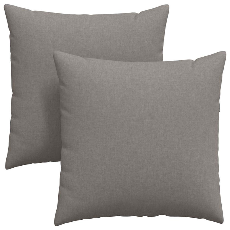 ギャラリービューアに画像をロードする, Vidaxl sofa kussens 2 pcs taupe 80 x 80 cm stof