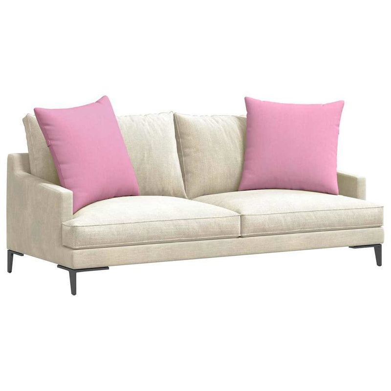 ギャラリービューアに画像をロードする, Vidaxl sofa kussens 2 pcs roze 80 x 80 cm stof