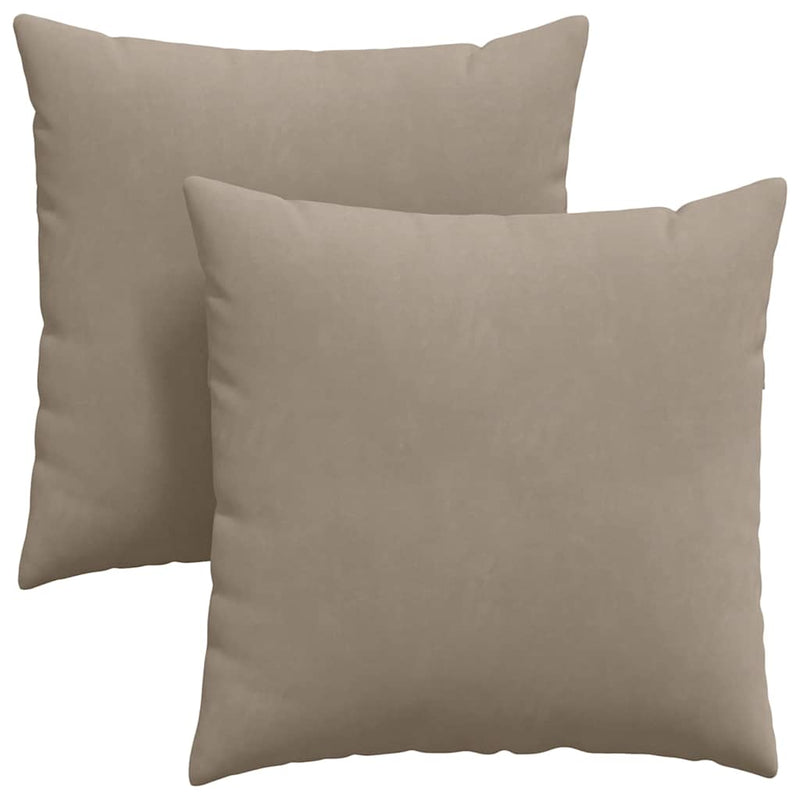 ギャラリービューアに画像をロードする, Vidaxl sofa kussens 2 stuks taupe 80 x 80 cm stof
