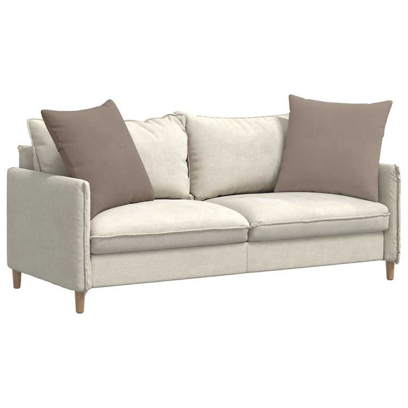 ギャラリービューアに画像をロードする, Vidaxl sofa kussens 2 stuks taupe 80 x 80 cm stof