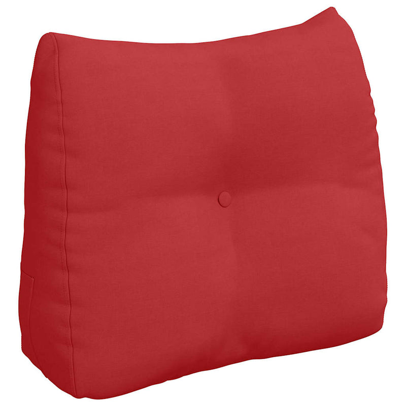 Afbeelding laden in galerijviewer, Vidaxl rugkussen rood 60 x 24 x 50 cm stof