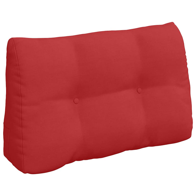 Afbeelding laden in galerijviewer, Vidaxl rugkussen rood 80 x 24 x 50 cm stof